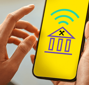 Banka v mobilu